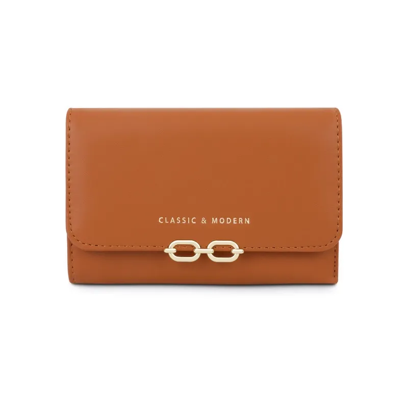 최고의 브랜드 여성용 초박형 삼중 카드 홀더 지갑